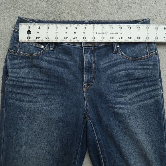 Chico's Jeans Women's 00 US-2 Blue Mid-Rise Slimming Girlfriend Crop 25" Inseam - Picture 16 of 16